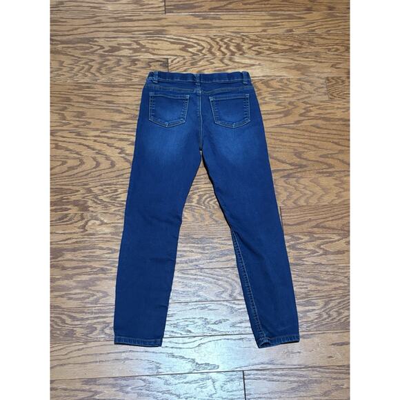 Jorache Youth Girls Blue Denim Skinny Stretch Jeans w/ Adjustable Waist, Sz 12 - Picture 4 of 4